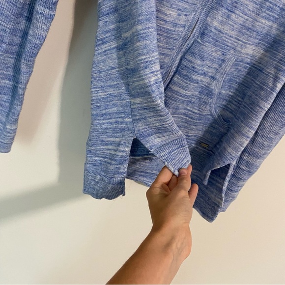 Ugg Willa Blue Night Sky Knit Full Zip Hoodie size Large - Picture 5 of 12